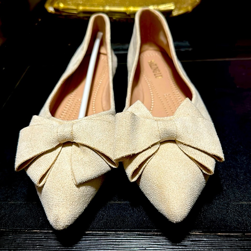 SAILING LU Women's Pointed Toe Ballet Flats Cute Size 10